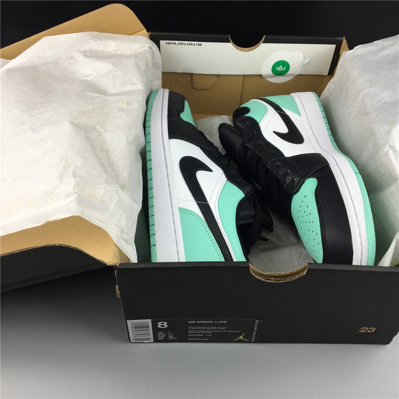 Air Jordan 1 Low Emerald 553558-117