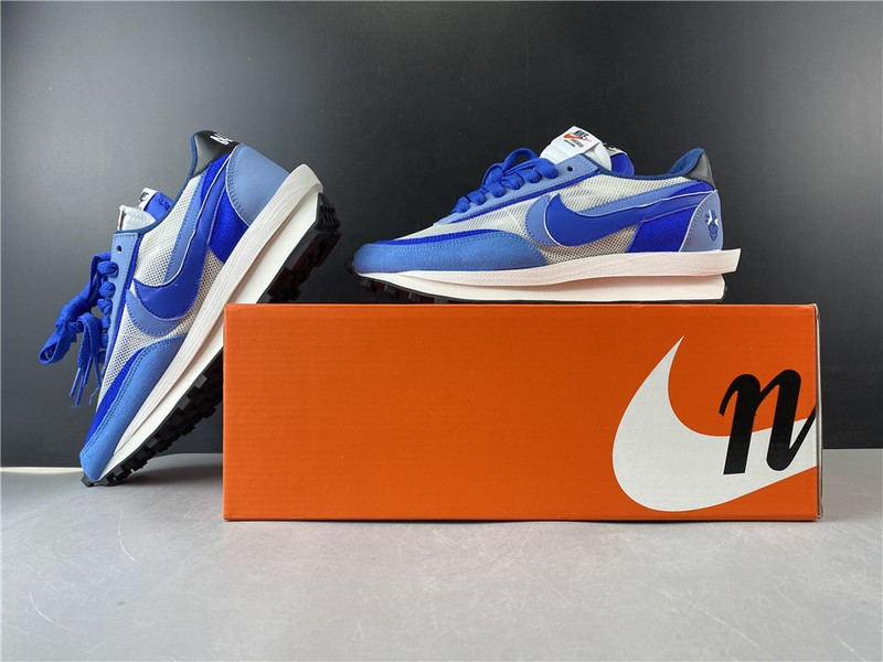 NIKE LD WAFFLE SACAI white BLUE lake BV2552-401