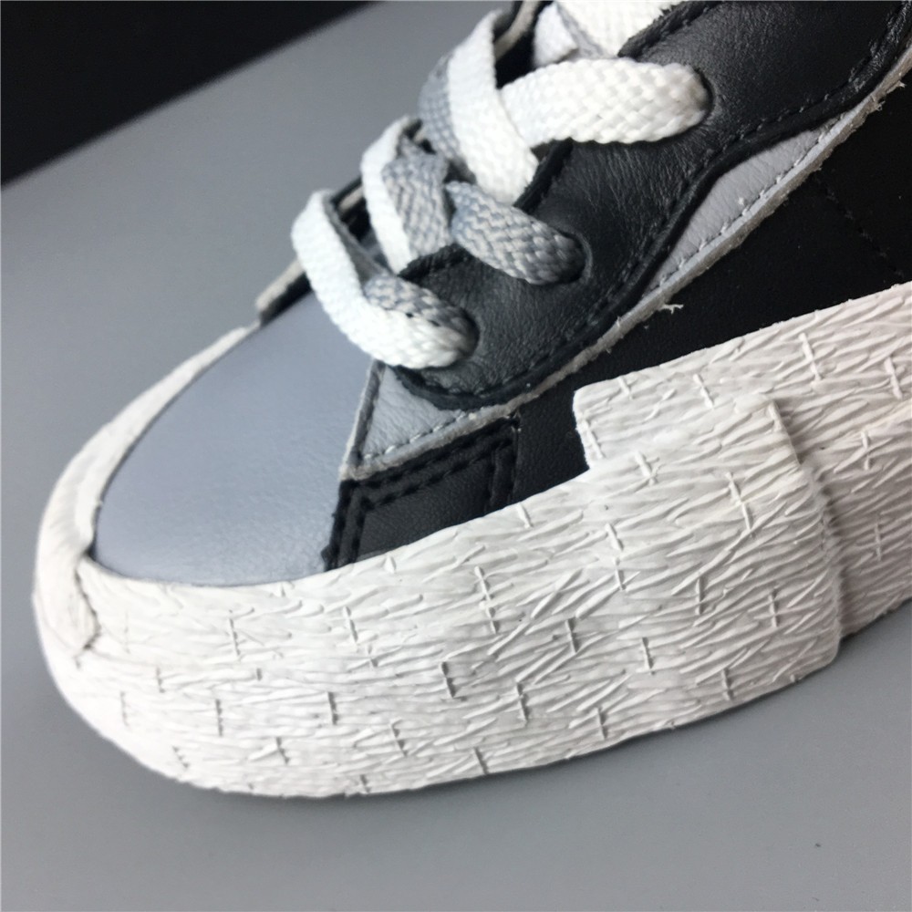 Sacai x Blazer Mid Black Grey BV0072-002