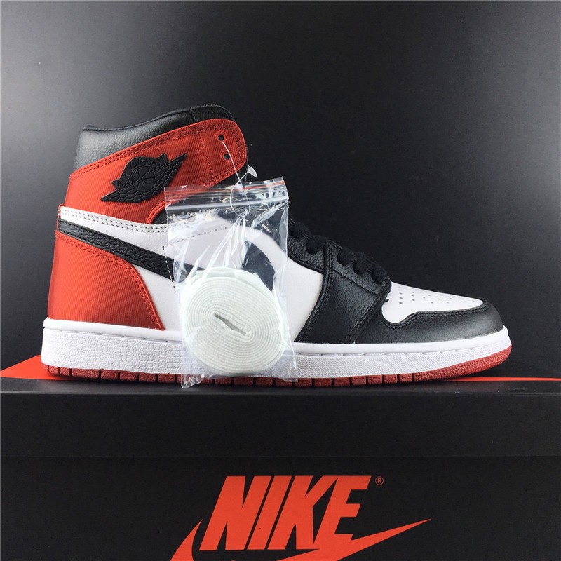 Air Jordan 1 Satin Black Toe CD0461-016