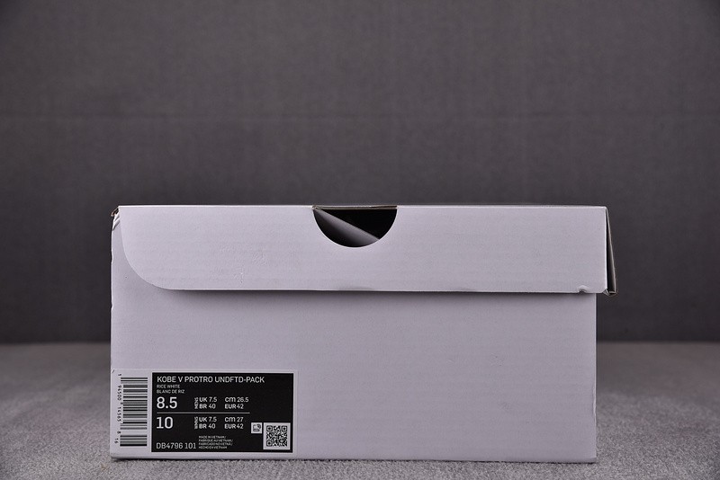 Nike Kobe 5 Protro Undefeated Rice White DB4796-101