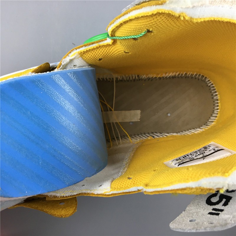 OFF-WHITE AIR JORDAN 1 RETRO yellow white AQ0818-149