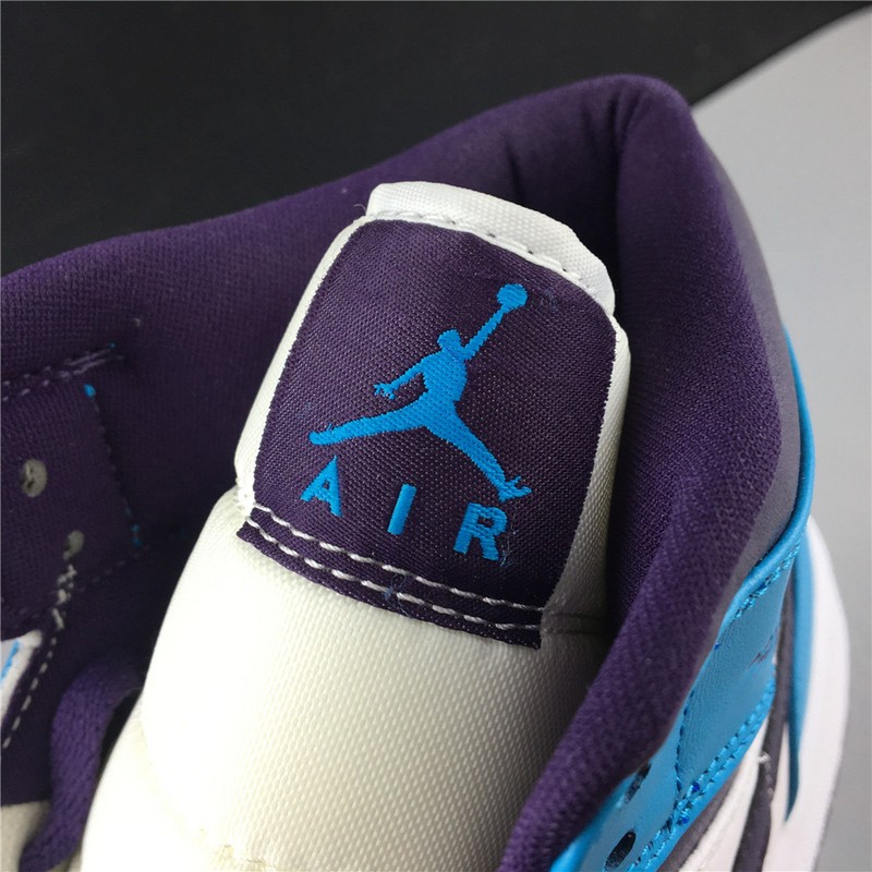 Air Jordan 1 Mid Hornets 554724-415