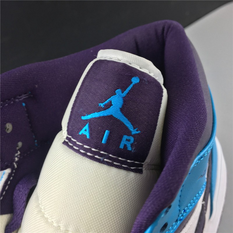 Air Jordan 1 Mid Hornets 554724-415