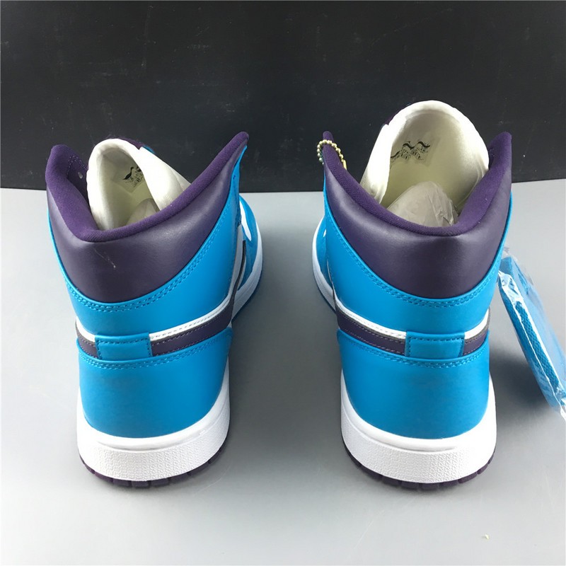 Air Jordan 1 Mid Hornets 554724-415