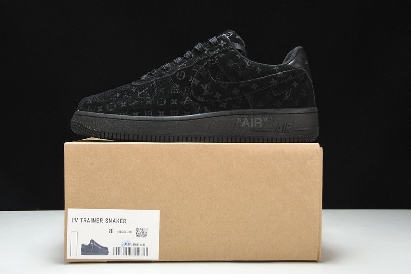NIKE LOW AIR FORCE 1 X LV full black