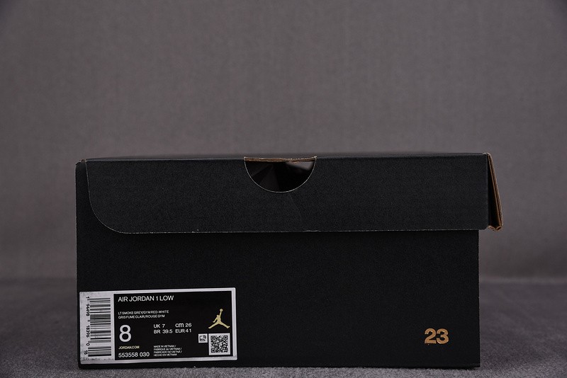Air Jordan 1 Low Light Smoke Grey 553558-030