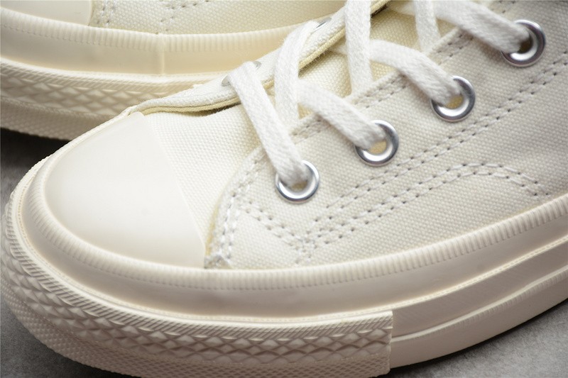 converse COMME DES GARÇONS X CHUCK white
