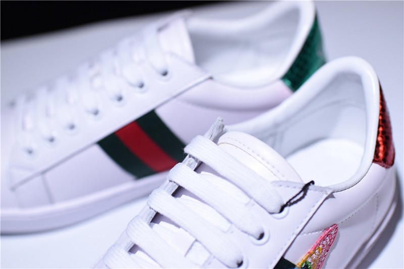 G*u*i Ace Embroidered Low-Top Sneaker with ufo womens