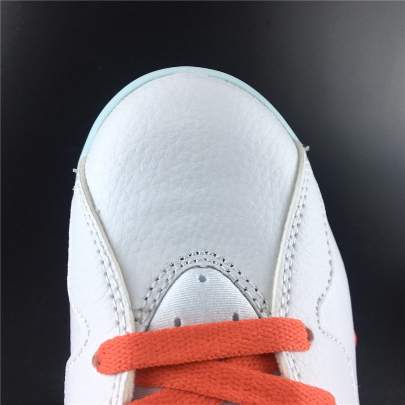 Air Jordan 7 Girls White Topaz Mist Ember Glow 442960-104