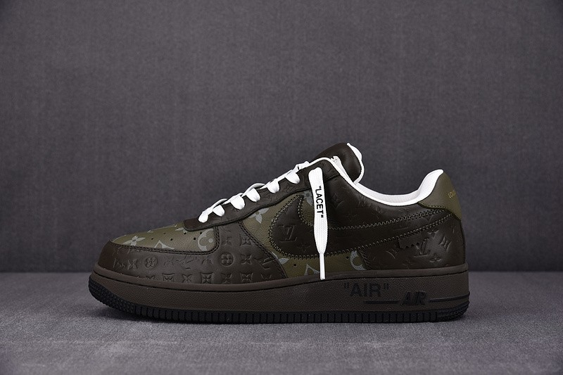 NIKE LOW AIR FORCE 1 X LV grey green