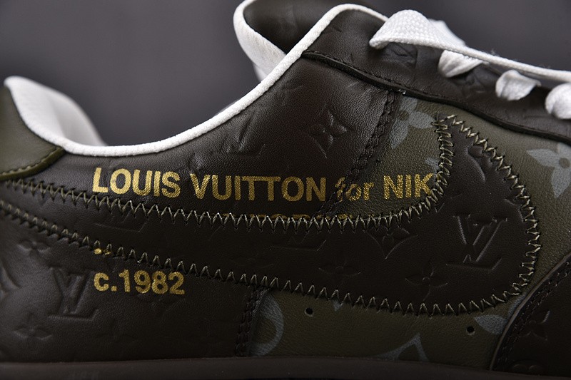 NIKE LOW AIR FORCE 1 X LV grey green
