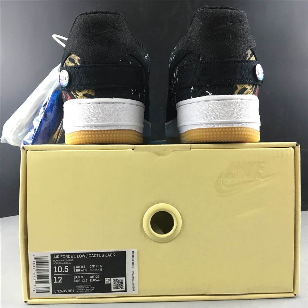 Travis Scott x Nike Air Force 1 Astroworld Black CN2405 901