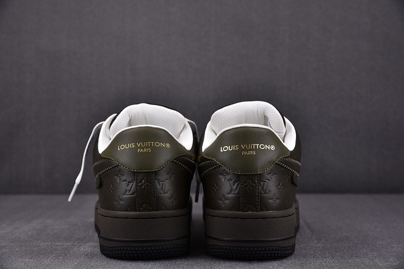 NIKE LOW AIR FORCE 1 X grey green