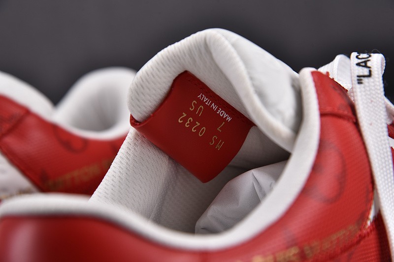 NIKE LOW AIR FORCE 1 X red white