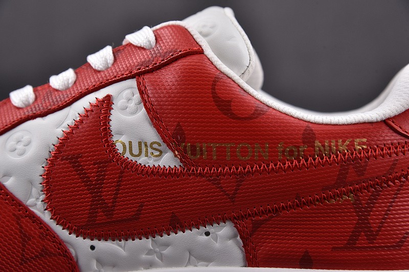 NIKE LOW AIR FORCE 1 X red white