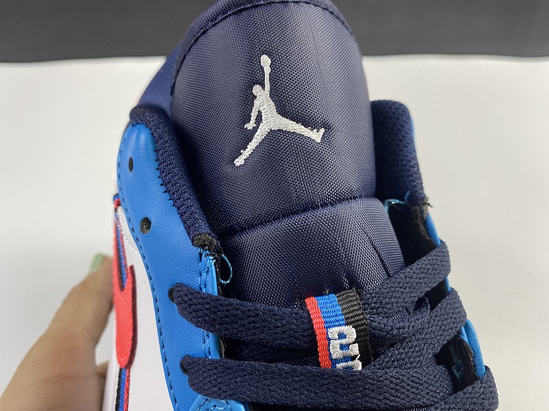 Air Jordan 1 Low Blue Red CV4892-100