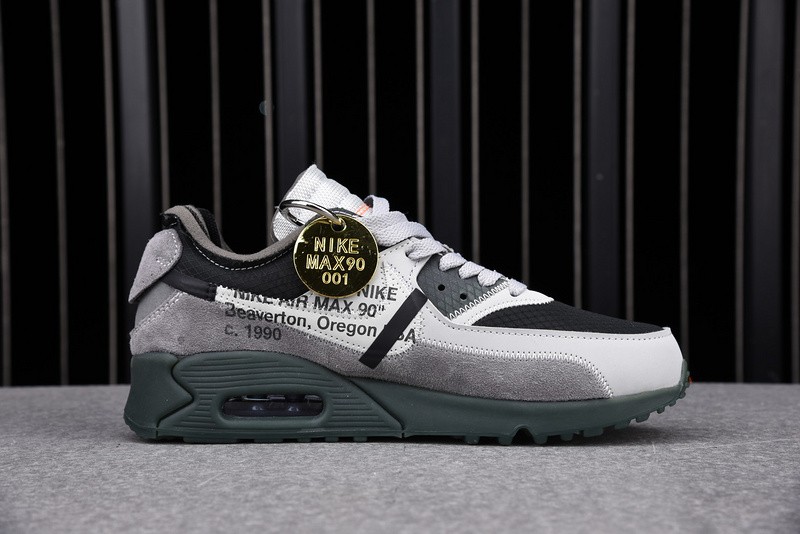 OFF-WHITE NIKE AIR MAX 90 GREY AA7293-002