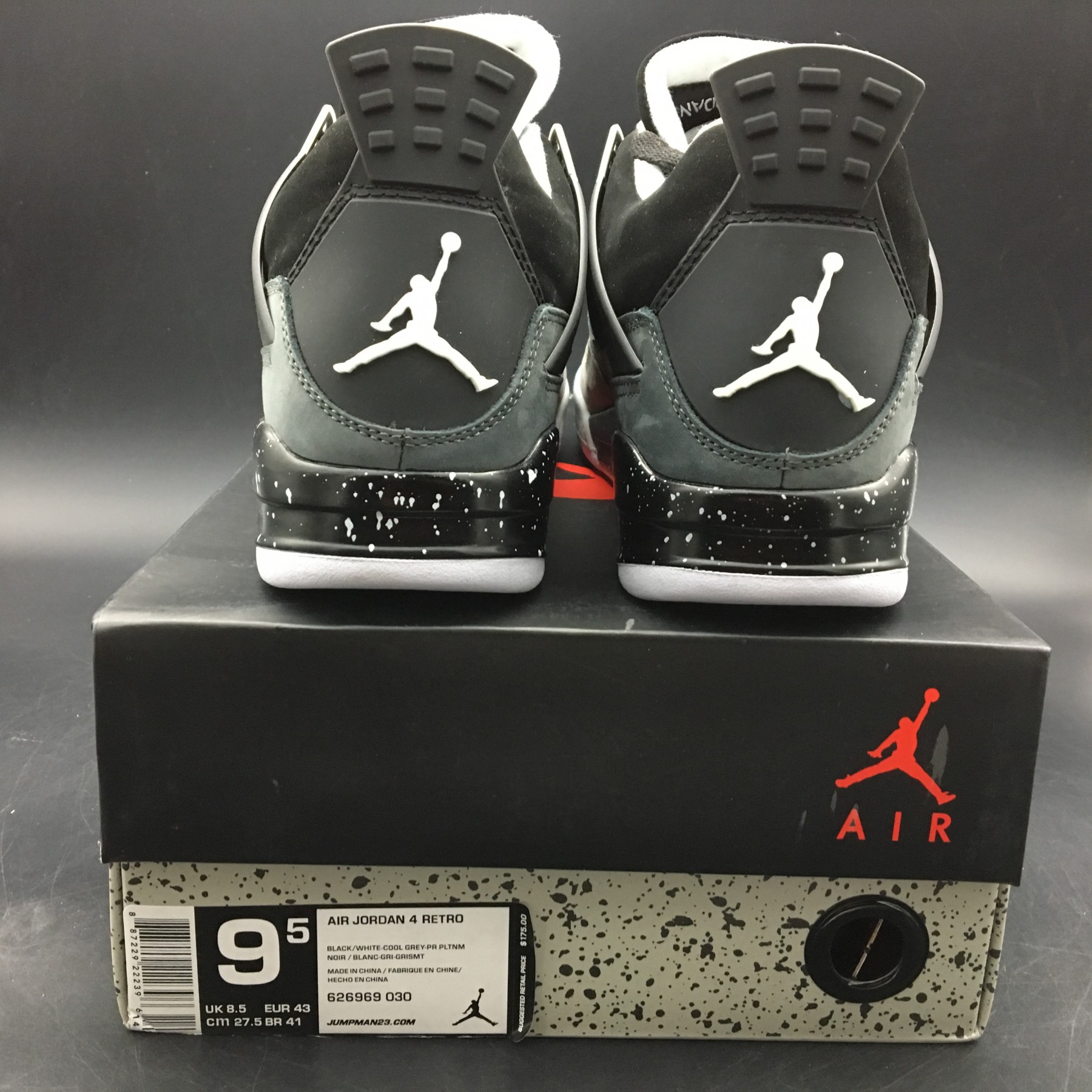 Jordan 4 Retro Fear Pack 626969-030