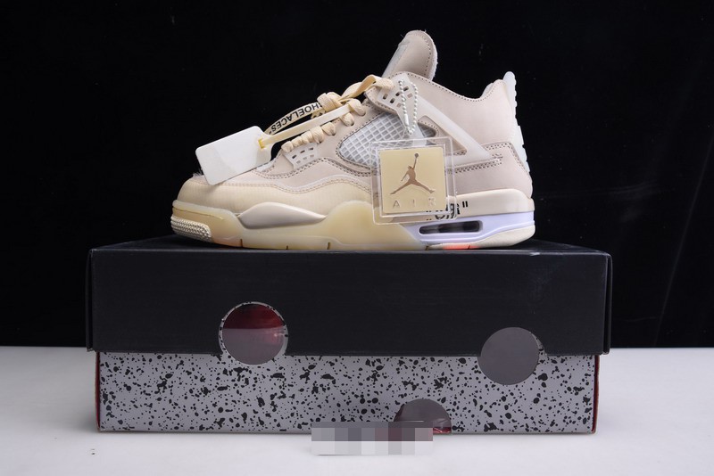 OFF WHITE AIR JORDAN 4 X AQ9129-002