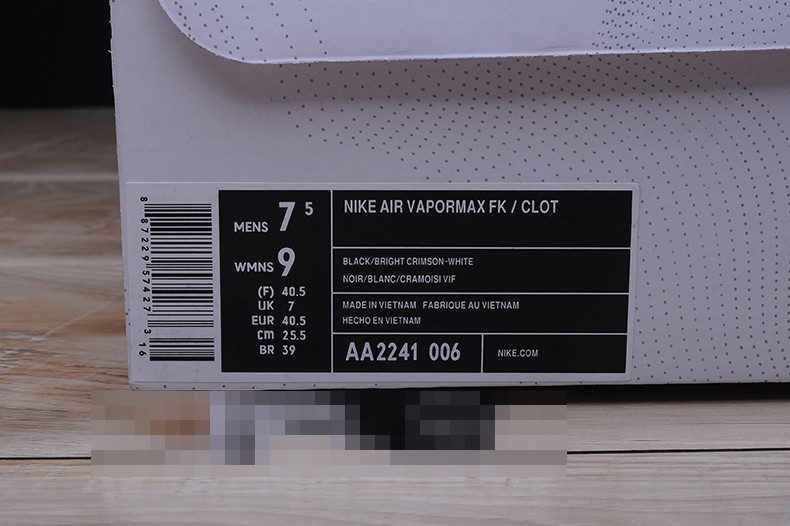 Nike Air Vapormax FK / Clot "Clot" aa2241-006
