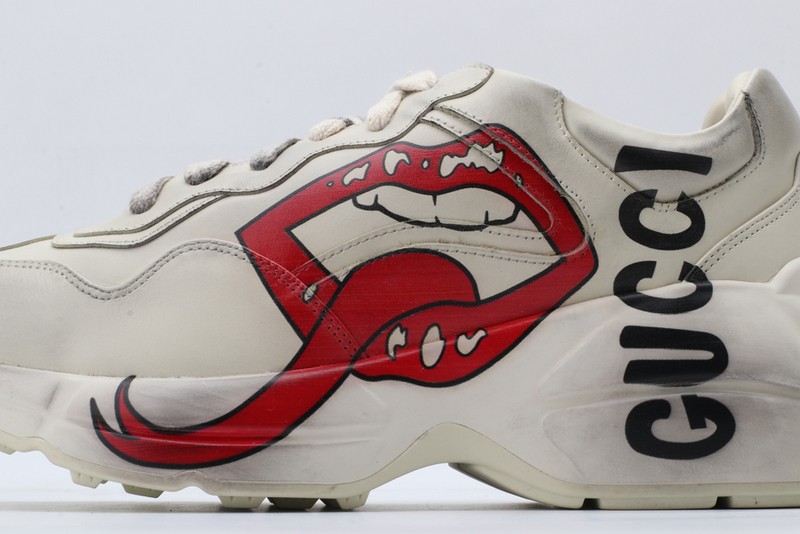 G*u*i* Rhyton Vintage Trainer Sneaker 576965 DRW00 9555
