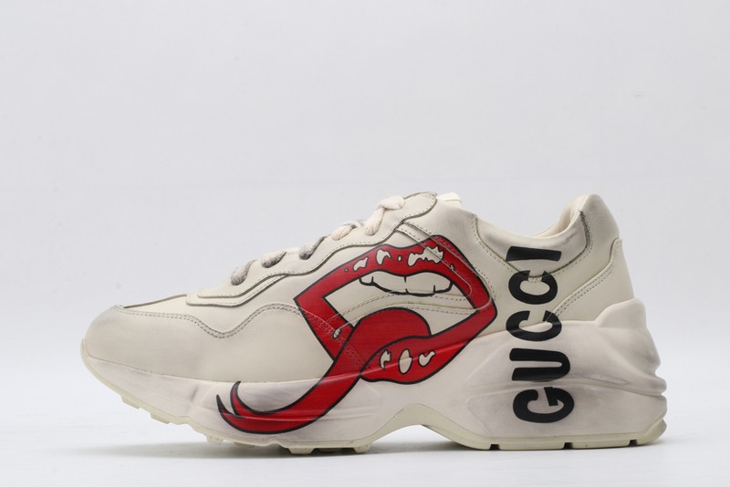 G*u*i* Rhyton Vintage Trainer Sneaker 576965 DRW00 9555