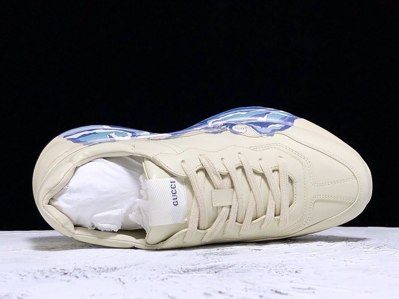 G*u*i* Rhyton Vintage Trainer Sneaker 576965 DRW00 9534