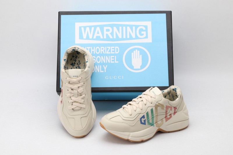 G*u*i* Rhyton Vintage Trainer Sneaker 500876 DRW00 9522
