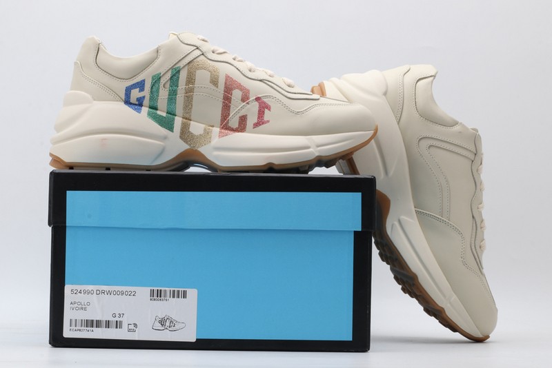 G*u*i* Rhyton Vintage Trainer Sneaker 500876 DRW00 9522