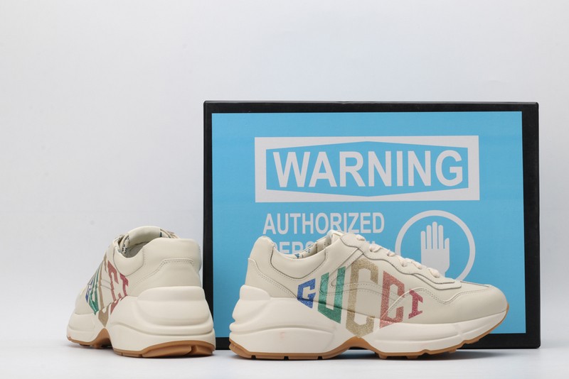 G*u*i* Rhyton Vintage Trainer Sneaker 500876 DRW00 9522