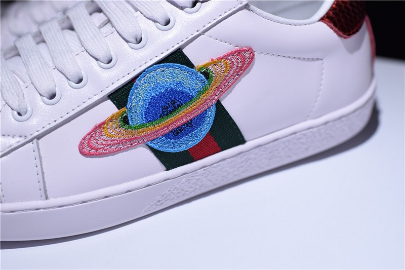 G*u*i* Ace Embroidered Low-Top Sneaker with ufo womens