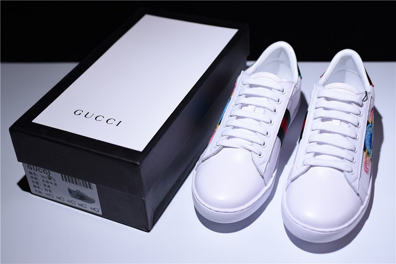 G*u*i* Ace Embroidered Low-Top Sneaker with ufo womens