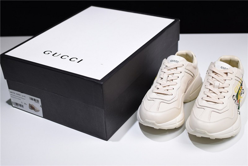G*u*i* Rhyton Vintage Trainer Sneaker mens 500878 DRW00 9522