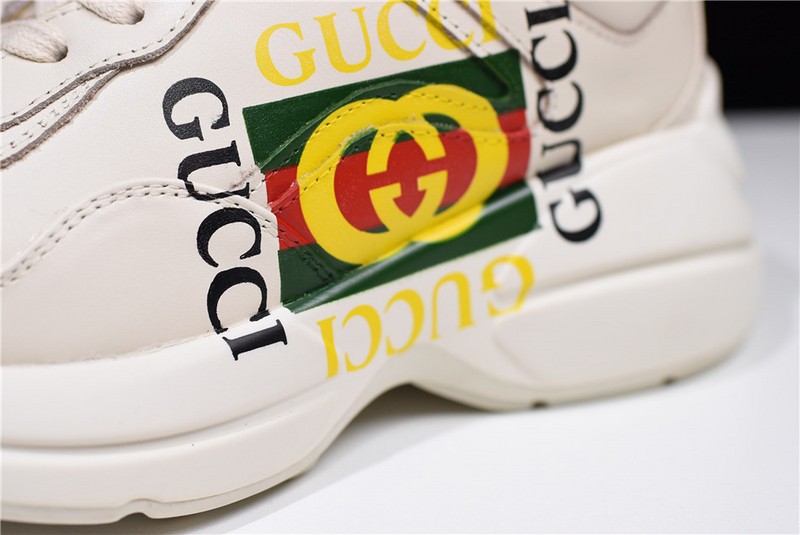 G*u*i* Rhyton Vintage Trainer Sneaker mens 500878 DRW00 9522