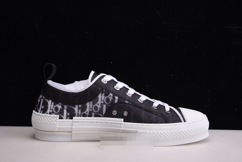 B23 OBLIQUE LOW black white SNEAKERS T00480H051