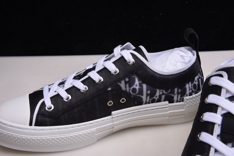 B23 OBLIQUE LOW black white SNEAKERS T00480H051