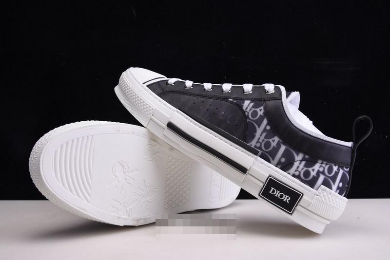 B23 OBLIQUE LOW black white SNEAKERS T00480H051
