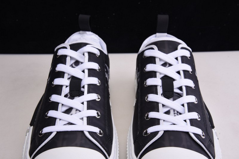 B23 OBLIQUE LOW black white SNEAKERS T00480H051