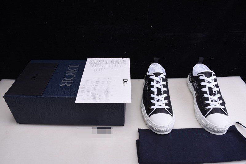 B23 OBLIQUE LOW black white SNEAKERS T00480H051