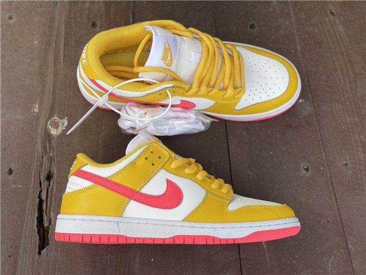 Nike Dunk Low "Samba" White/Yellow-Pink BQ6817-802