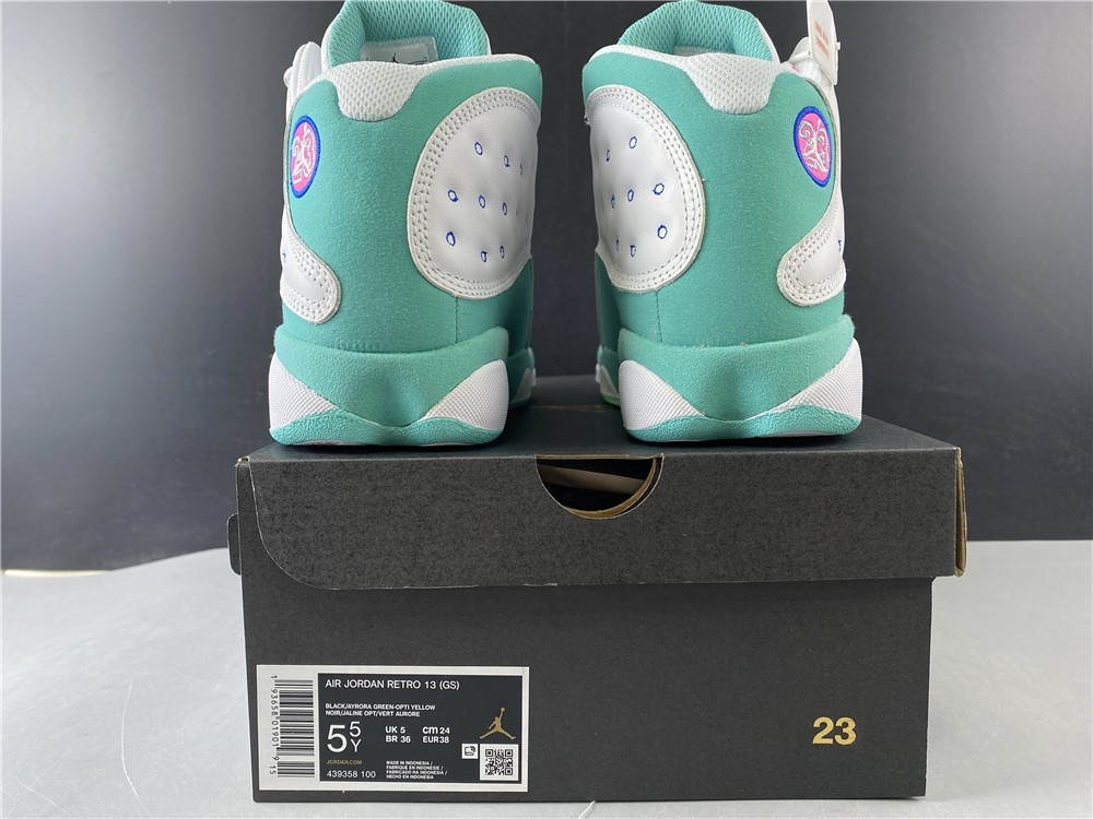 Air Jordan 13 GS “Aurora Green” 439358-100
