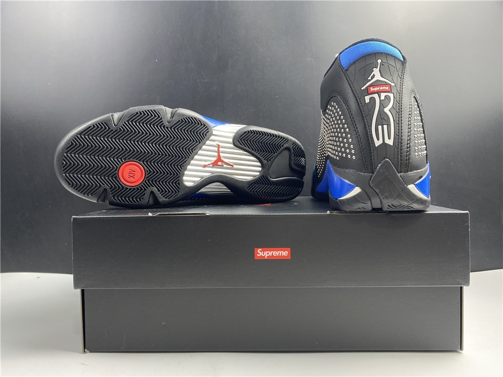 S*p*e Air Jordan 14 Black Varsity Royal BV7630-004