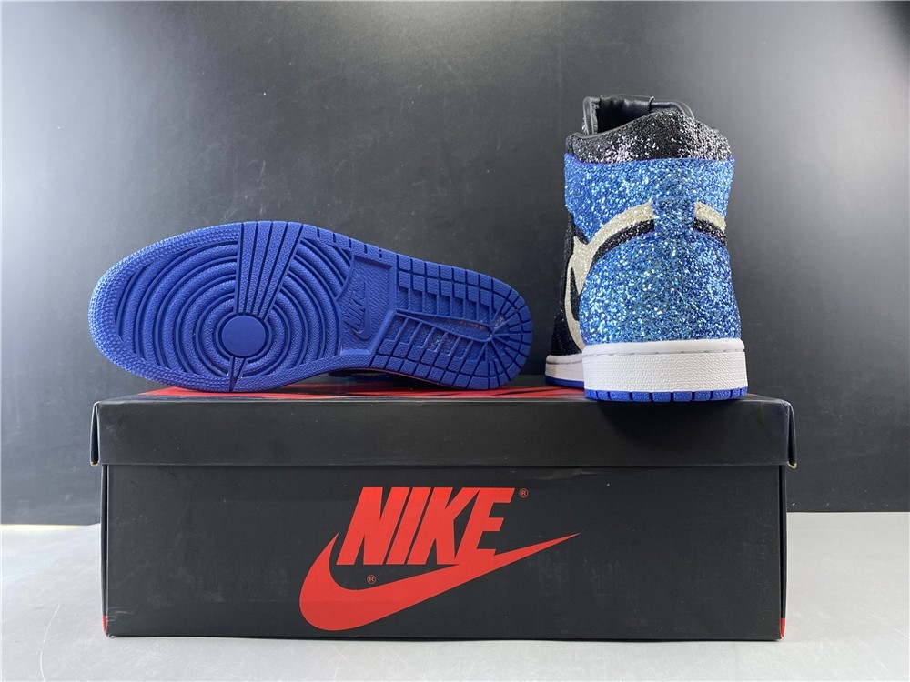 Fragment Design x Air Jordan 1 “Glitter” Shoes For Sale CK5566-400
