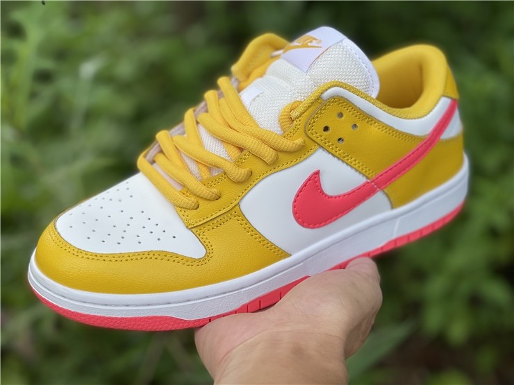 Nike Dunk Low "Samba" White/Yellow-Pink BQ6817-802