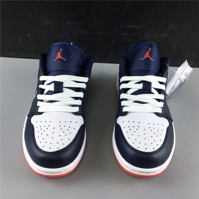 Air Jordan 1 Low Obsidian Ember Glow 553558-481