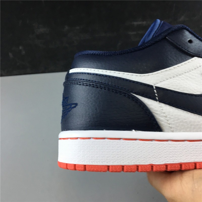 Air Jordan 1 Low Obsidian Ember Glow 553558-481