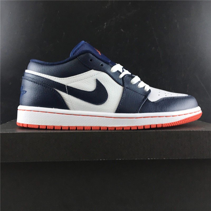 Air Jordan 1 Low Obsidian Ember Glow 553558-481