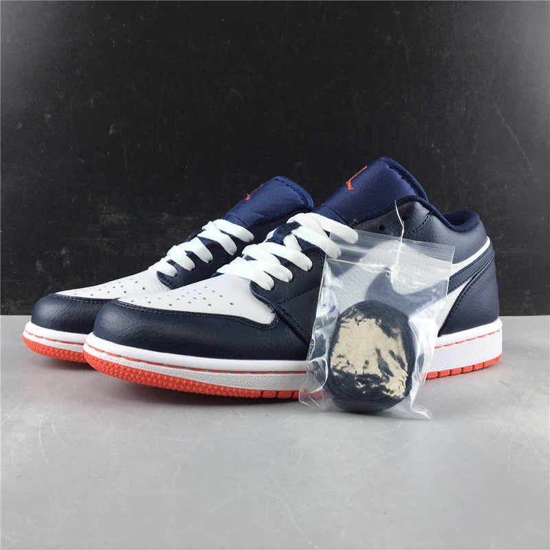 Air Jordan 1 Low Obsidian Ember Glow 553558-481
