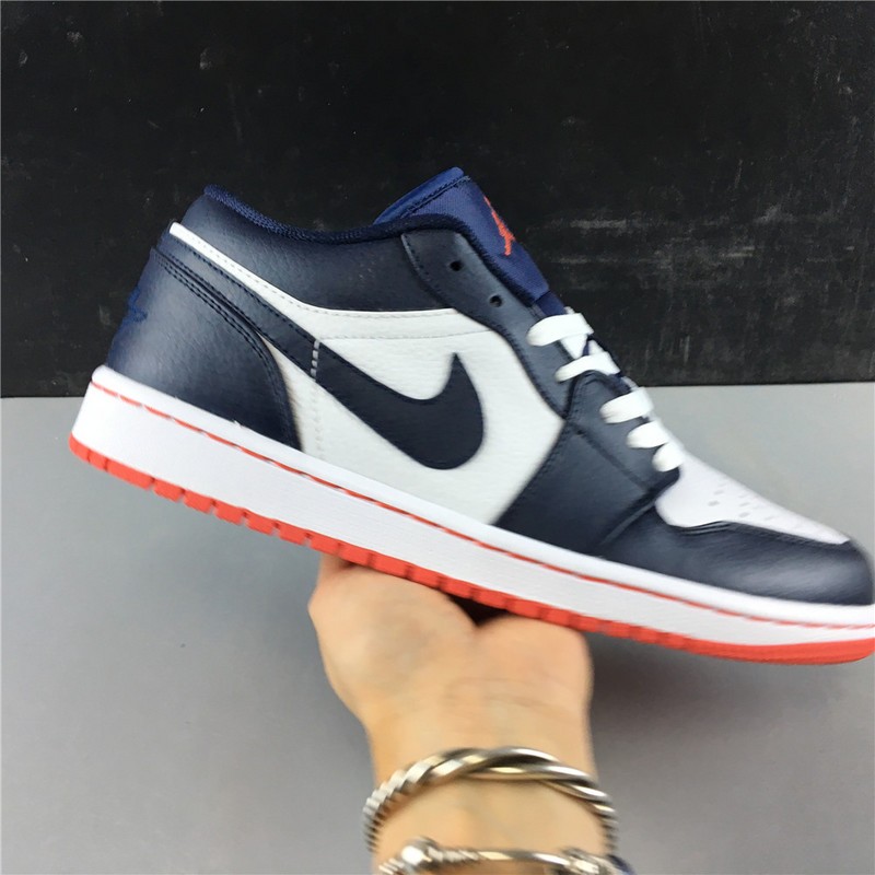 Air Jordan 1 Low Obsidian Ember Glow 553558-481